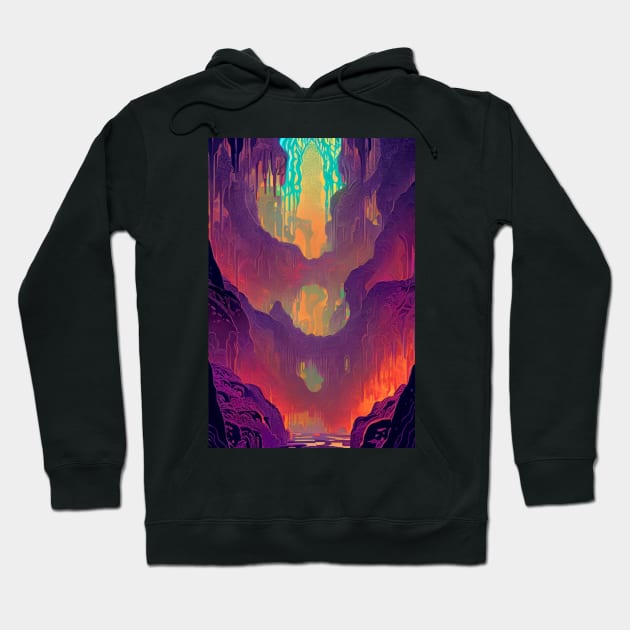 Polychromatic Dreamscape Hoodie by EsoteraArt